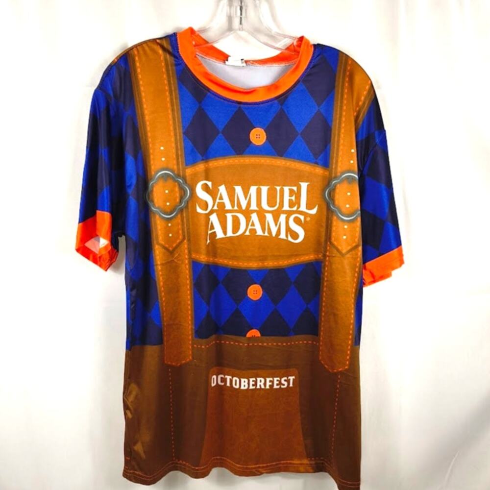 Samuel Adams M T-Shirt Beer Lederhosen Oktoberfest